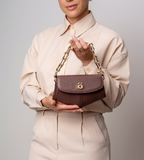 PöSH ICON - Bolsa Pochete Versátil de Couro Preta