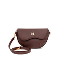Bolsa Transversal de Couro Marrom
