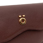 Bolsa Transversal de Couro Marrom