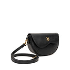 PöSH AURA - Bolsa Transversal de Couro Preta