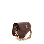 PöSH ICON - Bolsa Pochete Versátil de Couro Marrom