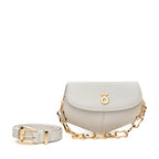 PöSH ICON - Bolsa Pochete Versátil de Couro Branca