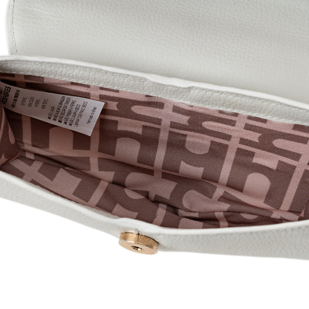 PöSH ICON - Bolsa Pochete Versátil de Couro Branca