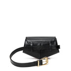 PöSH ICON - Bolsa Pochete Versátil de Couro Preta