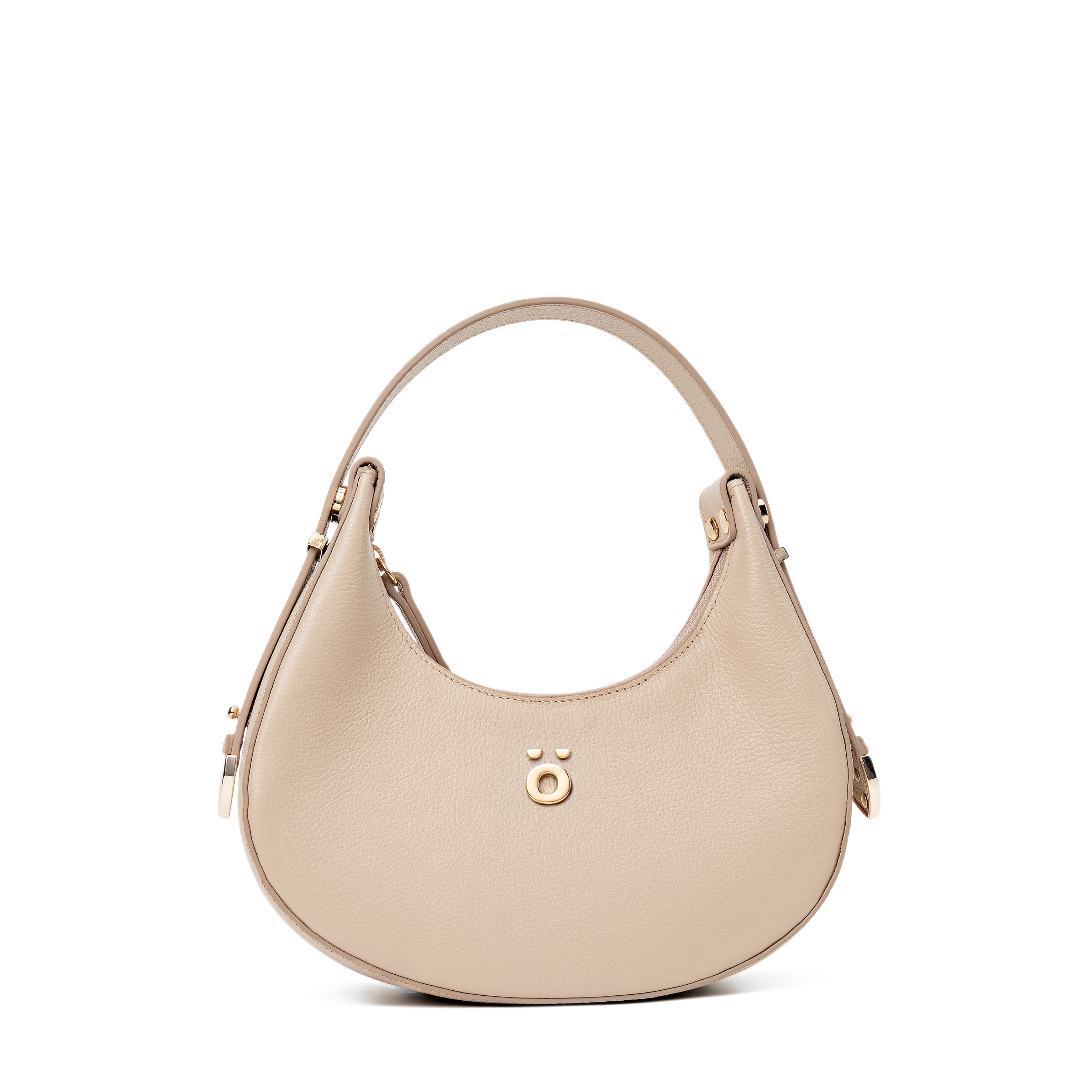 PöSH LUME - Bolsa Ombro de Couro Nude