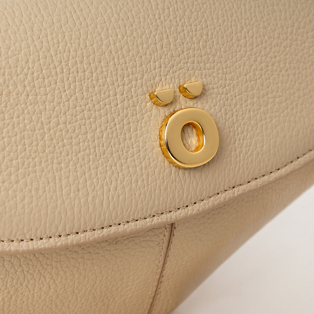 PöSH ICON - Bolsa Pochete Versátil de Couro Nude