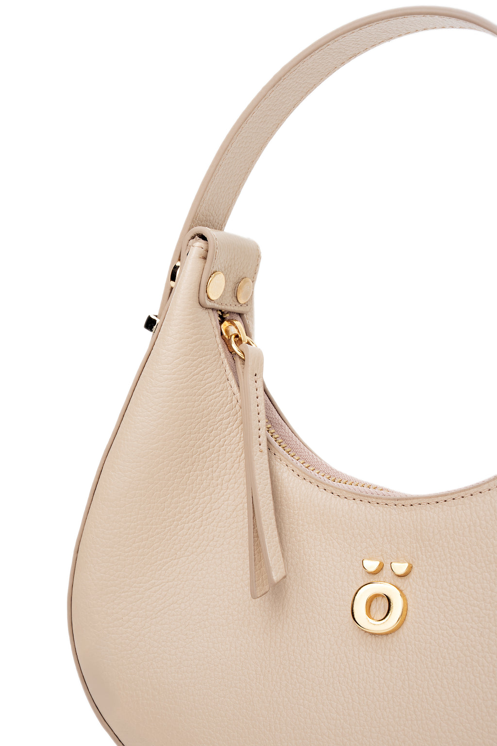 PöSH LUME - Bolsa Ombro de Couro Nude